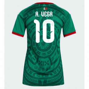 Mexiko Alexis Vega #10 Hemmatröja Dam VM 2026 Kortärmad